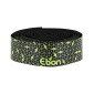 RUBAN DE GUIDON / CINTRE NEWTON EBON NOIR DEGRADE JAUNE AVEC BOUCHONS (CONFORTABLE EPAISSEUR 2.6mm) 3700948242827