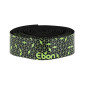 RUBAN DE GUIDON / CINTRE NEWTON EBON NOIR DEGRADE VERT AVEC BOUCHONS (CONFORTABLE EPAISSEUR 2.6mm) 3700948242841