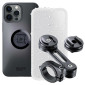 SUPPORT TELEPHONE/SMARTPHONE MOTO SP CONNECT PACK/KIT POUR IPHONE 12 PRO MAX INCLUANT SUPPORT GUIDON ALU, COQUE SUR MESURE, PROTECTION D'ECRAN ETANCHE 4028017539340