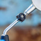 SMARTPHONE HOLDER - FOR MOTORBIKE SP CONNECT - UNIVERSAL KIT INCLUDING :Bracket on mirror leg - Black - Adjustable 360° (Ø10, 12, 14, 16 mm) 4028017531368