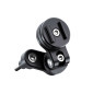 SUPPORT TELEPHONE/SMARTPHONE MOTO SP CONNECT VENDU A L'UNITE FIXATION LEVIER D'EMBRAYAGE OU DE FREIN TAILLE MASSE ALU NOIR (DIAM M6) 4028017532303