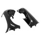 LOWER FRONT FAIRING FOR MBK 50 OVETTO 2008>/YAMAHA 50 NEOS 2008> GLOSS BLACK -P2R-