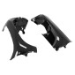 CARENAGE/TABLIER AV SCOOT ADAPTABLE MBK 50 OVETTO 2008>/YAMAHA 50 NEOS 2008> NOIR BRILLANT (INFERIEUR, PARE-BOUE) -P2R- 3700948243343