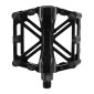 PEDALE VTT PLATEFROME DESCENTE / BMX P2R ALU NOIR 1/2" (PAIRE) 3700948243442