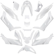 CARROSSERIE/CARENAGE MAXISCOOTER ADAPTABLE HONDA 125 PCX 2021> BLANC PERLE (KIT 14 PIECES) -P2R- 3700948243268