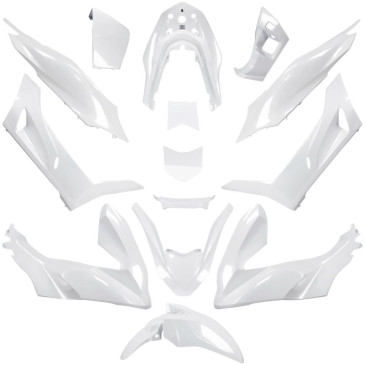 FAIRINGS/BODY PARTS FOR HONDA 125 PCX 2021> PEARL WHITE (14 PARTS KIT) -P2R-