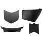 CARROSSERIE/CARENAGE MAXISCOOTER ADAPTABLE HONDA 125 PCX 2021> NOIR MAT (KIT 14 PIECES) -P2R-