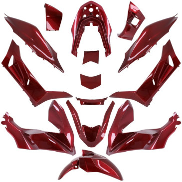 FAIRINGS/BODY PARTS FOR HONDA 125 PCX 2021> CANDY RED (14 PARTS KIT) -P2R- 3700948243282