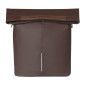 SACOCHE ARRIERE VELO LATERALE SAC BANDOULIERE BASIL CITY SHOPPER VEGAN MARRON IMITATION CUIR DROIT/GAUCHE 14-16L FIXATION HOOK-ON PORTE BAGAGE FERMETURE PLIANT ANTI-PLUIE AVEC REFLECHISSANT 8715019183706