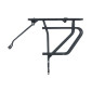 LUGGAGE RACK-REAR- ON STAYS - BASIL - ALUMINIUM BLACK- FOR 28"/26"/700C COMPATIBLE MIK GAMME BASIL RANGE - max load 30kgs- COMPATIBLE DISC BRAKES 8715019600111