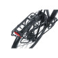 LUGGAGE RACK-REAR- ON STAYS - BASIL - ALUMINIUM BLACK- FOR 28"/26"/700C COMPATIBLE MIK GAMME BASIL RANGE - max load 30kgs- COMPATIBLE DISC BRAKES 8715019600111