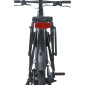 LUGGAGE RACK-REAR- ON STAYS - BASIL - ALUMINIUM BLACK- FOR 28"/26"/700C COMPATIBLE MIK GAMME BASIL RANGE - max load 30kgs- COMPATIBLE DISC BRAKES 8715019600111