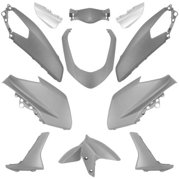 FAIRINGS/BODY PARTS FOR YAMAHA 125 NMAX 2015>2020 MATT GREY (11 PARTS KIT) -P2R- 3700948243305