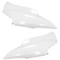 REAR SIDE COVER FOR SYM 50-125 ORBIT II 2/4 Stroke WHITE (PAIR) -SELECTION P2R-