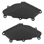 REAR SIDE PADS FOR YAMAHA 125 NMAX 2015>2020 BLACK (PAIR) -P2R-- 3700948241103