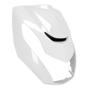 CARENAGE/TABLIER AV SUPERIEUR SCOOT ADAPTABLE PEUGEOT 50 KISBEE 2T ET 4T TOUS MODELES (NOUVEAU 2018> + ANCIEN MODELE 2010>2017) BLANC BRILLANT -P2R- 3700948241394