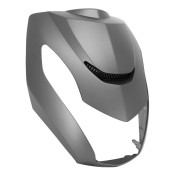 CARENAGE/TABLIER AV SUPERIEUR SCOOT ADAPTABLE PEUGEOT 50 KISBEE 2T ET 4T TOUS MODELES (NOUVEAU 2018> + ANCIEN MODELE 2010>2017) GRIS MAT -P2R- 3700948241400