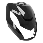 CARENAGE/TABLIER AV SUPERIEUR SCOOT ADAPTABLE PEUGEOT 50 KISBEE 2T ET 4T TOUS MODELES (NOUVEAU 2018> + ANCIEN MODELE 2010>2017) NOIR BRILLANT -P2R- 3700948241417