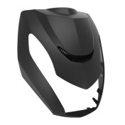 CARENAGE/TABLIER AV SUPERIEUR SCOOT ADAPTABLE PEUGEOT 50 KISBEE 2T ET 4T TOUS MODELES (NOUVEAU 2018> + ANCIEN MODELE 2010>2017) NOIR MAT -P2R- 3700948241424