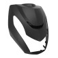 CARENAGE/TABLIER AV SUPERIEUR SCOOT ADAPTABLE PEUGEOT 50 KISBEE 2T ET 4T TOUS MODELES (NOUVEAU 2018> + ANCIEN MODELE 2010>2017) NOIR MAT -P2R- 3700948241424