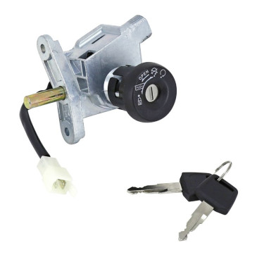 IGNITION SWITCH FOR SCOOT MBK 50 OVETTO 2008>/YAMAHA 50 NEOS 2008> (2 wires) -SELECTION P2R-