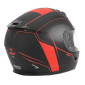 HELMET-FULL FACE ADX XR1 2023 MATT BLACK/RED L