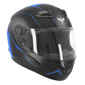 HELMET-FULL FACE ADX XR1 2023 MATT BLACK/BLUE XS