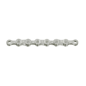 CHAINE VELO VAE 7/8V. SUNRACE CNM8E RENFORCEE ARGENT 138 MAILLONS (AVEC ATTACHE RAPIDE COMPATIBLE SHIMANO ET SRAM) 4710944266016