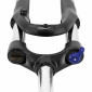 FORK- FOR TREKKING BIKE 28 " 700X35 ZOOM 187D BLACK ALUMINIUM - COIL - travel. 65mm - Threadless steerer Ø 1"1/8-28,6 external- COMPATIBLE DISC+ MUDGUARD FIXATIONS -FOR LEADER FOX 3700948241868