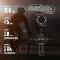 ECLAIRAGE VELO USB AVANT SIGMA BUSTER 1100 LUMEN VISIBILITE 170M (AUTONOMIE 2H à 16H) BATTERIE IION RECHARGE USB - FIXATION CINTRE 4016224198504