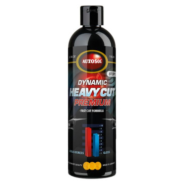 POLISH CARROSSERIE AUTOSOL DYNAMIC HEAVY CUT STEP 1 (FLACON 250 ml) (ELIMINE LES MARQUES DE PONCAGE, POLISSAGE CARROSSERIE) (MADE IN GERMANY - QUALITE PREMIUM) 4004982380101