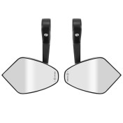RETROVISEUR MOTO AVOC ARKAN EMBOUT DE GUIDON ALU NOIR AVEC ADAPTATEUR PLASTIQUE POUR EMBOUT 7/8" OU 1" (PAIRE) (HOMOLOGUE CE) 3700948240625