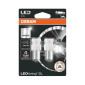 LIGHT BULB - LED 12V 1,9W CULOT BA15s 6000K -Cold white lighting - Std P21W LEDRIVING (Flashers or braking light) (2 on a blister pack) -OSRAM-