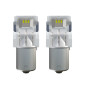LIGHT BULB - LED 12V 1,3W FOOT BA15s -Red lighting - Std P21W LEDRIVING (Flashers or braking light) (2 on a blister pack) -OSRAM-