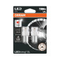 AMPOULE/LAMPE A LED 12V 1,4W CULOT BA15s ECLAIRAGE ROUGE NORME P21W LEDRIVING (CLIGNOTANT OU STOP) (BLISTER DE 2) -OSRAM- 4062172152204