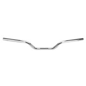 GUIDON MOTO ROUTE TOMMASELLI ACIER DIAM 22 mm LONG 747 mm HAUT 80 mm CHROME SANS BARRE DE RENFORT 8033900009585