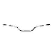 GUIDON MOTO ROUTE DOMINO ACIER DIAM 22 mm LONG 721 mm HAUT 107 mm CHROME SANS BARRE DE RENFORT 8033900008533