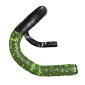 RUBAN DE GUIDON / CINTRE NEWTON EBON NOIR DEGRADE VERT AVEC BOUCHONS (CONFORTABLE EPAISSEUR 2.6mm) 3700948242841