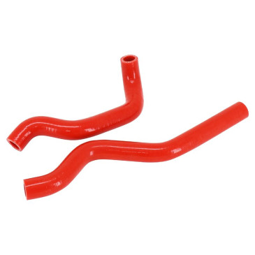 DURITE DE REFROIDISSEMENT D'EAU 50 A BOITE POUR RIEJU 50 MRT/BETA 50 RR/SHERCO 50 SM SILICONE ROUGE (LIVREE PAR 2) -P2R- 3700948243169