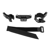BOTTLE CAGE MOUNTING SYSTEM -UNIVERSAL ON VELCRO TAPES - WITH SUPPORT for PUMP and Co2 CARTRIDGE 3700948294413