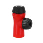 INFLATOR- ROTO- ADJUSTABLE FLOW VP/VS RED/BLACK (SUPPLIED WITHOUT CARTRIDGE