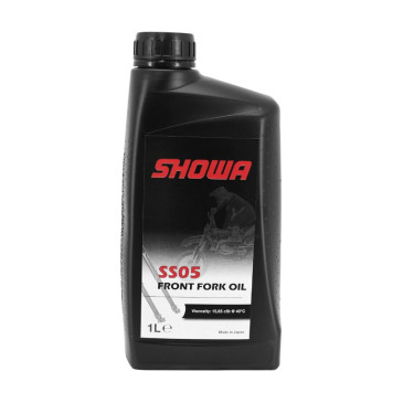 HUILE DE FOURCHE SHOWA SS05 VISCOSITE 15,65 CST A 40° (1L) (VENDU A L'UNITE) 