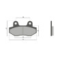 BRAKE PADS SET (2 pads) - MALOSSI SPORT FOR HYOSUNG 125 COMET 2002> Front , 125 GV AQUILA 2000>2004 Front , 650 GV AQUILA 2005>2007 Front , 600 COMET 2003 Front / KEEWAY 50 RY8 2010>2016 Rear 3700948263037
