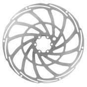 DISQUE DE FREIN VTT 6 TROUS NEWTON BRAKCO COMPATIBLE SHIMANO ET AUTRES 220mm ARGENT POUR VAE / E-BIKE AVEC RENFORT SUPPLEMENTAIRE DE 2mm + 6 VIS 3700948233993