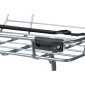 LUGGAGE RACK-FRONT- ON STAYS- BASIL-ALUMINIUM DECK WITH RIMS- ADJUSTABLE FOR 28''/26" (MAX LOAD 10KGS) (42x29x11cm)