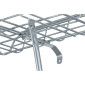 LUGGAGE RACK-FRONT- ON STAYS- BASIL-ALUMINIUM DECK WITH RIMS- ADJUSTABLE FOR 28''/26" (MAX LOAD 10KGS) (42x29x11cm)