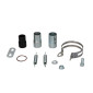 EXHAUST FOR 50cc MOTORBIKE VOCA CROSS CHROMED FOR SHERCO 50 SM-R, SE-R (TOP MOUNTING -BLACK ALUMINIUM SILENCER) 3700948275955