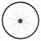 ROUE VTC KARGO / VAE / E-BIKE /LONGTAIL ARRIERE DISQUE ET V-BRAKE NOIR DOUBLE PAROI AVEC OEILLETS MOYEU SHIMANO M475 DISQUE 6 TROUS CASSETTE 10/9/8 V. (RENFORCE) JANTE 25C 32 RAYONS INOX