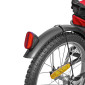 LUGGAGE BICYCLE TRAILER - MAX LOAD 27Kgs (DIMENSIONS L60xl35xH28) Wheels 16'' 6 Quick release on rear wheel (50 Liters) Steel body - TOTAL WEIGHT 7.6 kgs 3700948280003