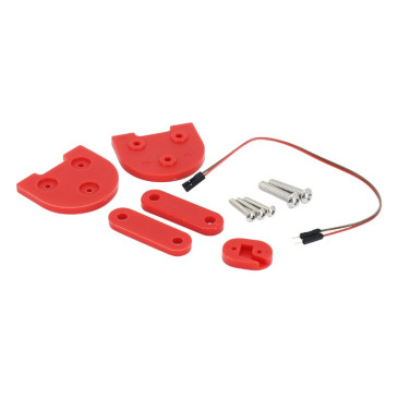 REHAUSSE POUR ROUE 10" TROTTINETTE ROUGE -SELECTION P2R - 7427135771842